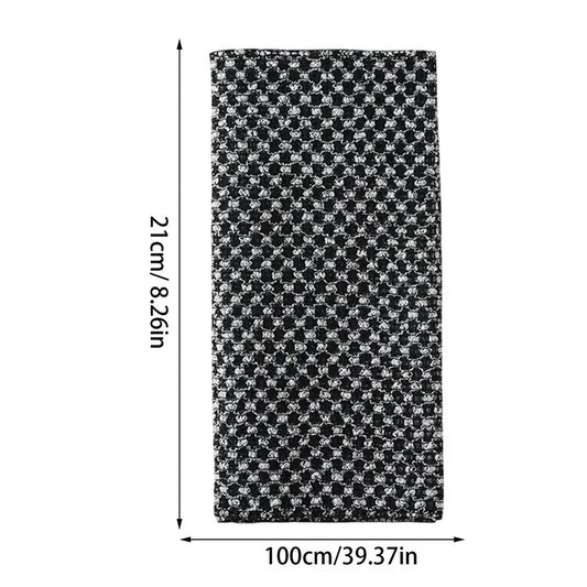 Exfoliating Scrub Bath Towel Body Back Wash Cloth Scrubber, Soft Shower Sponge Essential Bathroom Cleansing Accessories
